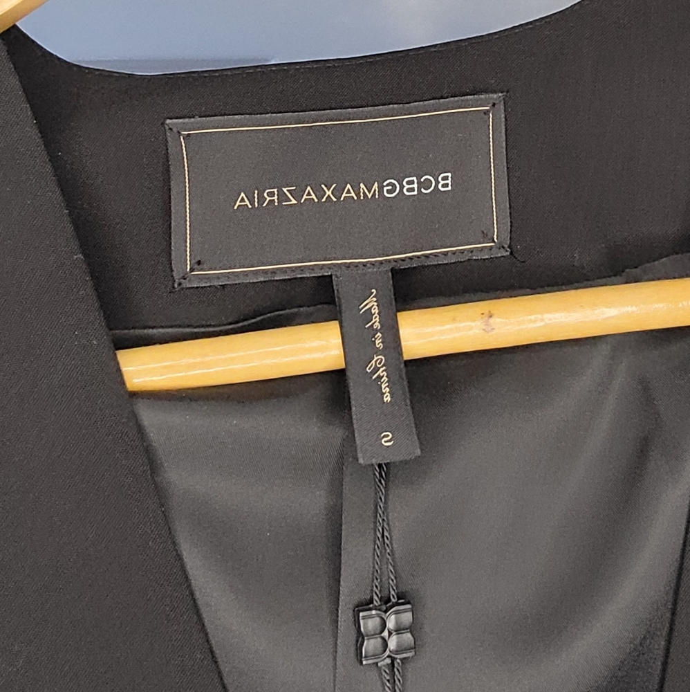 BCBG MaxAzria Black Blazer Size Small